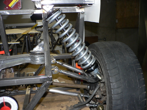 Rear suspension details.